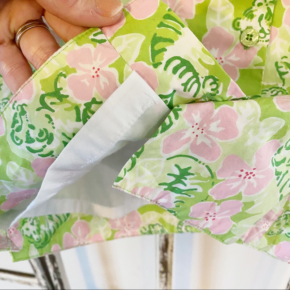 Vintage Lilly Pulitzer Tiger High Neck Tank Top - Picture 8 of 8